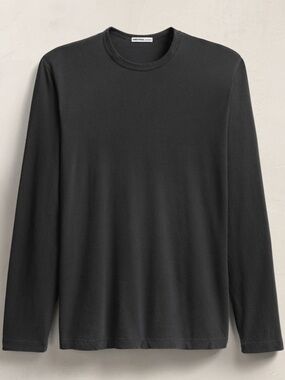 James Perse Charcoal Grey Long sleeve  tee
